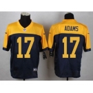 nike nfl jerseys green bay packers #17 adams yellow-blue[Elite]