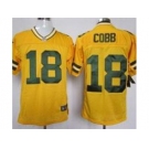 nike nfl jerseys green bay packers #18 cobb yellow[Elite]