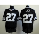 nike nfl jerseys green bay packers #27 lacy black[Elite]