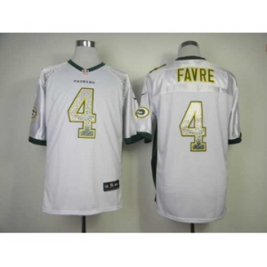 nike nfl jerseys green bay packers #4 favre white[Elite drift fashion]