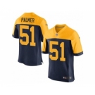 nike nfl jerseys green bay packers #51 nate palmer yellow-blue[Elite]