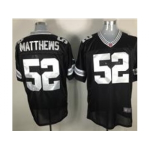 nike nfl jerseys green bay packers #52 matthews black[elite]