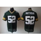 nike nfl jerseys green bay packers #52 matthews green[elite]