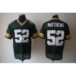 nike nfl jerseys green bay packers #52 matthews green[elite]
