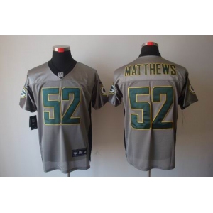nike nfl jerseys green bay packers #52 matthews grey[Elite shadow]