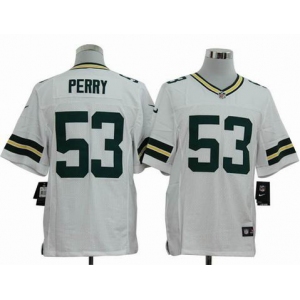 nike nfl jerseys green bay packers #53 perry white[Elite]