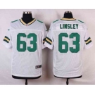 nike nfl jerseys green bay packers #63 linsley white[Elite]