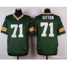 nike nfl jerseys green bay packers #71 sitton green[Elite]