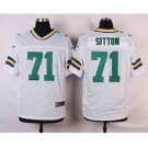 nike nfl jerseys green bay packers #71 sitton white[Elite]