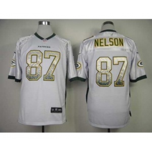 nike nfl jerseys green bay packers #87 jordy nelson white[Elite drift fashion]