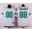 nike nfl jerseys green bay packers #88 montgomery white[Elite][montgomery]