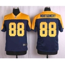 nike nfl jerseys green bay packers #88 montgomery yellow-blue[Elite][montgomery]