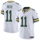 Men Green Bay Packers #11 Jayden Reed White Vapor Untouchable Stitched Jersey