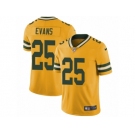 Men Nike Green Bay Packers #25 Marwin Evans Limited Gold Rush Vapor Untouchable NFL Jersey