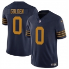 Men's Green Bay Packers #0 Matthew Golden Navy The 1923 Classic Vapor F.U.S.E. Limited Football Stitched Jersey