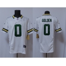 Men's Green Bay Packers #0 Matthew Golden White Vapor 2025 F.U.S.E. Limited Football Stitched Jersey