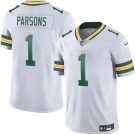Men's Green Bay Packers #1 Micah Parsons White 2025 Vapor Untouchable Limited Football Stitched Jersey