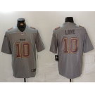 Men's Green Bay Packers #10 Jordan Love Grey Atmosphere Fashion Limited Football Stitched Jersey