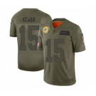 Men's Green Bay Packers #15 Bart Starr Limited Camo 2019 Salute to Service Football Jersey