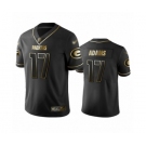 Men's Green Bay Packers #17 Davante Adams Limited Black Golden Edition Limited Football Jersey