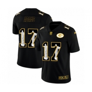 Men's Green Bay Packers #17 Davante Adams Limited Black Jesus Faith Limited Football Jersey