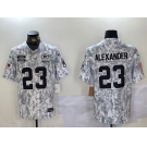 Men's Green Bay Packers #23 Jaire Alexander 2024 Arctic Camo Salute To Service Limited Stitched Football Jersey