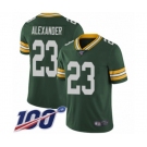 Men's Green Bay Packers #23 Jaire Alexander Green Team Color Vapor Untouchable Limited Player 100th Season Football Jersey