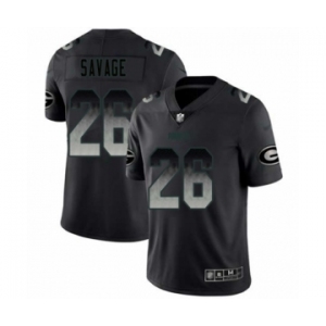 Men's Green Bay Packers #26 Darnell Savage Jr. Limited Black Smoke Fashion Limited Football Jersey