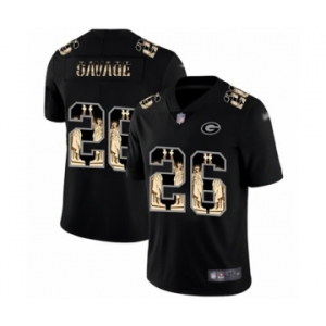 Men's Green Bay Packers #26 Darnell Savage Jr. Limited Black Statue of Liberty Limited Football Jersey