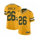 Men's Green Bay Packers #26 Darnell Savage Jr. Limited Gold Inverted Legend Football Jersey