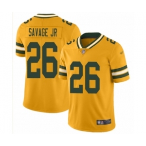 Men's Green Bay Packers #26 Darnell Savage Jr. Limited Gold Inverted Legend Football Jersey