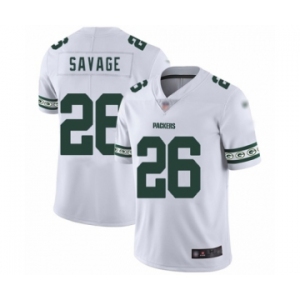 Men's Green Bay Packers #26 Darnell Savage Jr. Limited White Team Logo Fashion Limited Football Jersey