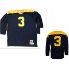 Men's Green Bay Packers #3 Tony Canadeo 1949 long sleeve throwback style jersey