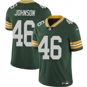 Men's Green Bay Packers #46 Amar Johnson Green 2025 Vapor Untouchable Limited Football Stitched Jersey