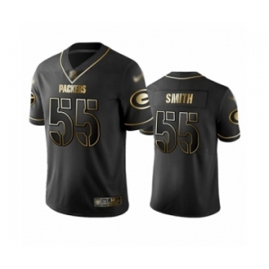 Men's Green Bay Packers #55 Za'Darius Smith Limited Black Golden Edition Limited Football Jersey