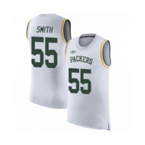 Men's Green Bay Packers #55 Za'Darius Smith White Rush Player Name & Number Tank Top Football Jersey