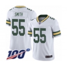 Men's Green Bay Packers #55 Za'Darius Smith White Vapor Untouchable Limited Player 100th Season Football Jersey