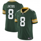 Men's Green Bay Packers #8 Josh Jacobs Green Vapor Limited Football Stitched Jersey