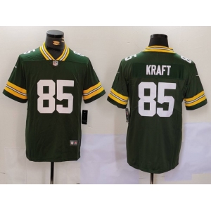 Men's Green Bay Packers #85 Tucker Kraft Green Vapor Untouchable Stitched Football Jersey