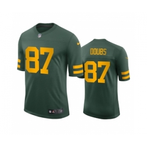 Men's Green Bay Packers #87 Romeo Doubs Green Alternate Vapor Limited Jersey