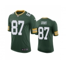 Men's Green Bay Packers #87 Romeo Doubs Green Vapor Limited Jersey