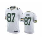 Men's Green Bay Packers #87 Romeo Doubs White Stitched NFL Vapor Untouchable Limited Jersey