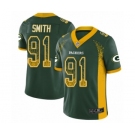 Men's Green Bay Packers #91 Preston Smith Limited Green Rush Drift Fashion Football Jersey