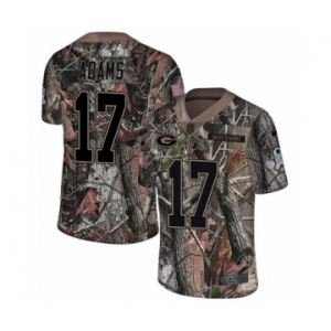 Men's Nike Green Bay Packers #17 Davante Adams Limited Camo Rush Realtree NFL Jersey
