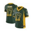 Men's Nike Green Bay Packers #17 Davante Adams Limited Green Rush Drift Fashion NFL Jersey