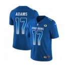 Men's Nike Green Bay Packers #17 Davante Adams Limited Royal Blue NFC 2019 Pro Bowl NFL Jersey