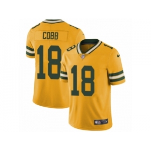 Men's Nike Green Bay Packers #18 Randall Cobb Limited Gold Rush NFL Jersey