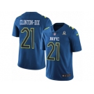 Men's Nike Green Bay Packers #21 Ha Ha Clinton-Dix Limited Blue 2017 Pro Bowl NFL Jersey