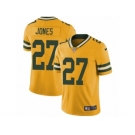 Men's Nike Green Bay Packers #27 Josh Jones Limited Gold Rush NFL Jersey