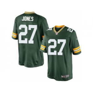 Men's Nike Green Bay Packers #27 Josh Jones Limited Green Team Color NFL Jersey